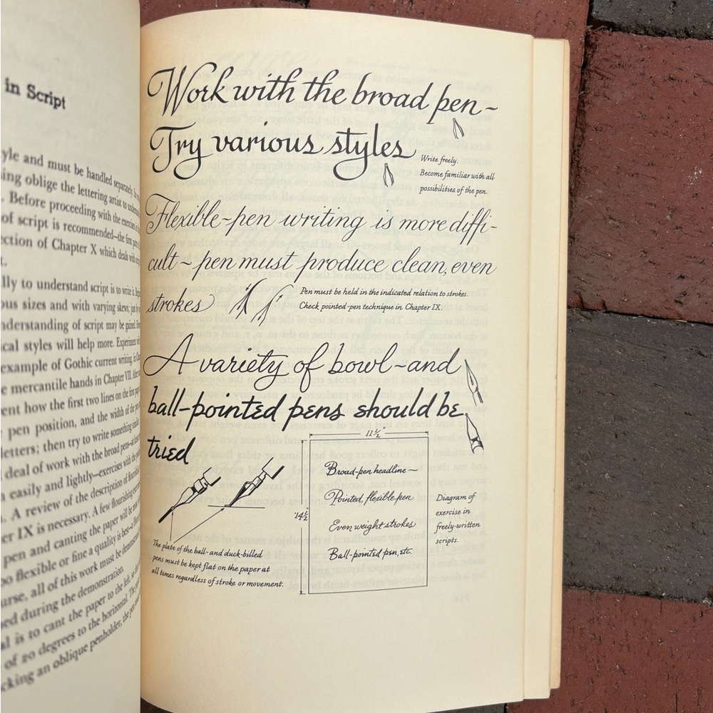 1957 The History and Technique of Lettering Gothic Fonts Printmaking Typography - Picture 8 of 15